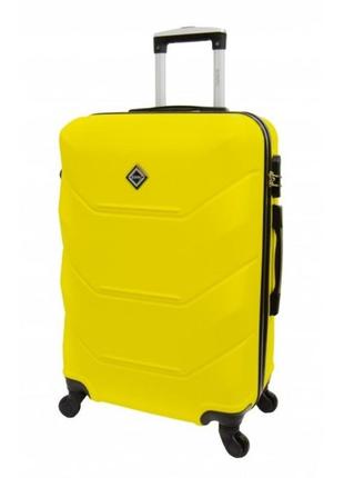 Дорожный чемодан на колесах 2019 большой желтый