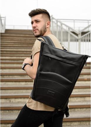 Чоловічий рюкзак рол sambag rolltop lqo чорний