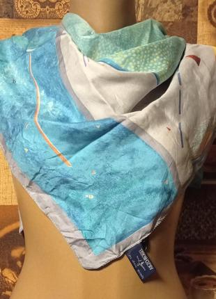 Akzo nobel винтажный шелковый платок