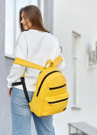 Жіночий рюкзак sambag zard lk жовтий7 фото
