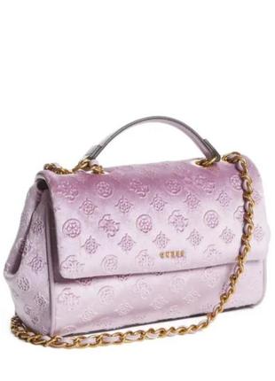 Сумка бархатная кроссбоди guess оригинал
