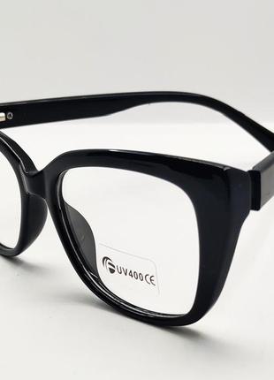 Имиджевые компетные очки, оправа кошачий глаз с линзой с защитой от uv 400