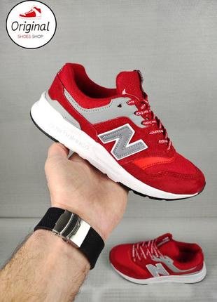 Жіночі кросівки new balance 997h red/silver