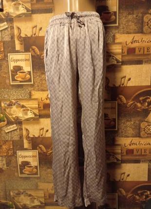 Італійські домашні віскозові шовко-подібні штани,італія,р.м1 фото