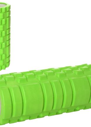 Массажер ms 0857-gr (10шт) рулон для йоги, еva, размер 33-14см, зеленый, в кульке, 14-33-14см