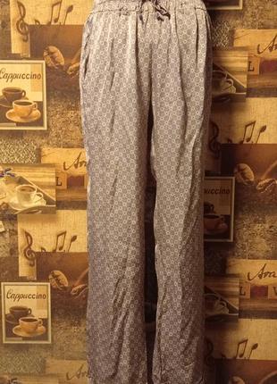 Итальянские домашние вискозовые шелко-образные брюки,италия,р.м4 фото