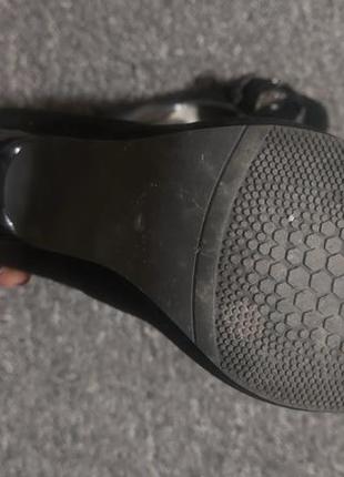 Туфли черные замшевые5 фото