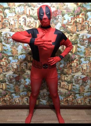 Карнавальний костюм-сплей аніматор на свято супергерой дедпул deadpool