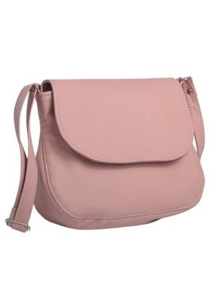 Жіноча сумка кросбоді sambag rose пудра