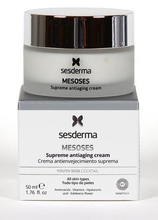 Sesderma mesoses supreme youth skin coctail - ультра-омолаживающий крем с эффектом мезотерапии9 фото