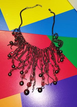 ❤️ колье ожерелье цепь цепочка бусы бусины