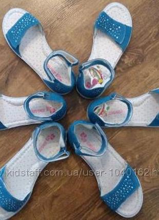 Літні яскраві босоніжки для дівчаток jong golf