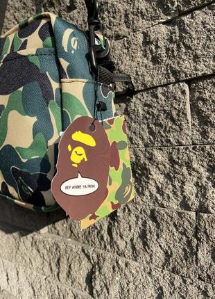 Мессенджер bape camo big + подарок брелок7 фото