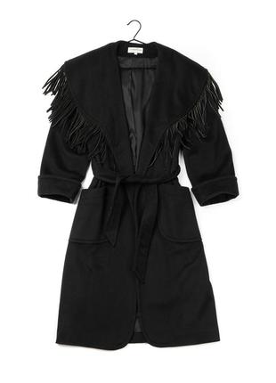Jonathan michael coat винтажное женское шерстяное пальто