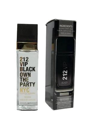 Carolina herrera 212 vip black - travel perfume 40ml