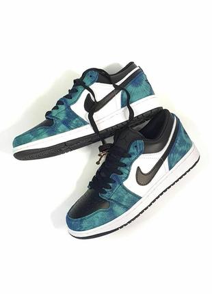 Nike air jordan 1 low tie-dye2 фото