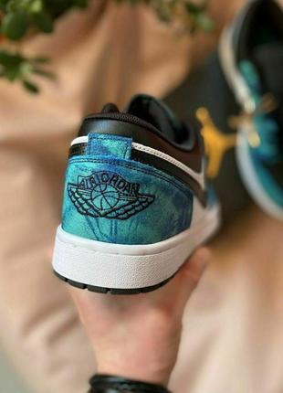 Nike air jordan 1 low tie-dye7 фото