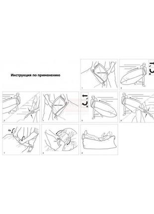 Надувной матрас ламзак lamzak шезлонг гамак надувной диван надувное кресло10 фото