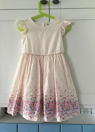 Нарядный летний сарафан платье oshkosh 4-5 лет
