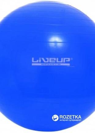 М'яч для фітнесу. фітбол liveup gym ball блакитний 75см ls3221-75b