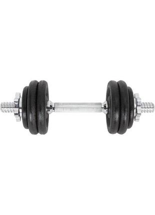 Набір гантелей в кейсі пара liveup dumbbell set чорний 2х7,5кг ls2322b-15kgs ( 2шт.)3 фото