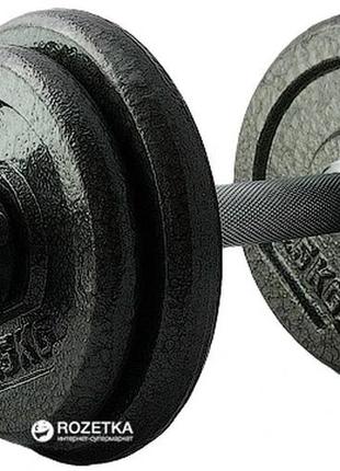 Гантель наборная liveup dumbell set черный 10кг 1шт. ls2311-10