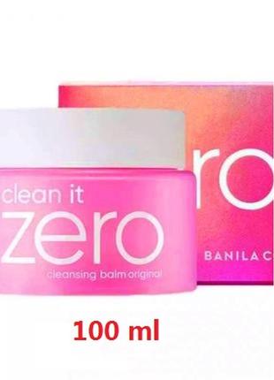 Banila co clean it zero cleansing balm original 100 ml очищающий щербет