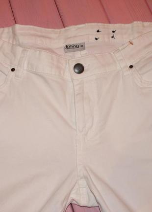 Белые джинсы janina, р. 466 фото
