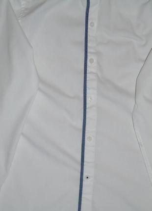 Белая рубашка с длинным рукавом,8-9 лет,128,1343 фото