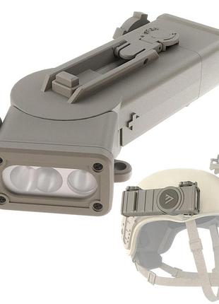 Ліхтар налобний mactronic storm 1lp (100 lm) white/red/green/blue/ir led (thl0051)