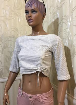 Оригінальний кроп-топ, zara, розмір xs