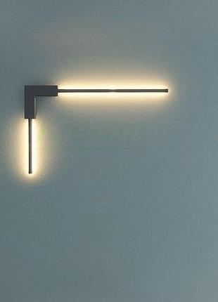 Бра настенное led wj7214/2-bk-k-1 черный 5х40х65 см.