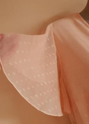 Персиковое макси платье capsule англия5 фото