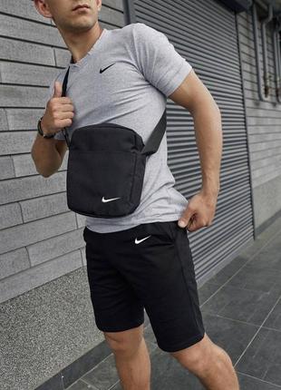 Комплект nike футболка + шорти + барсетка