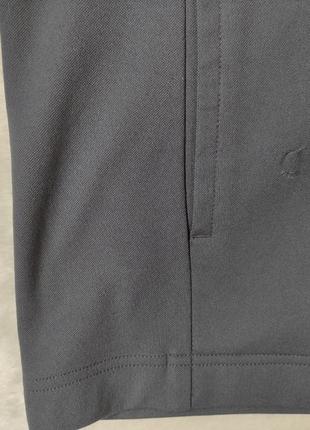 Чорна сіра чоловіча спортивна кофта з капюшоном худі анорак із білими смужками лампасами adidas10 фото