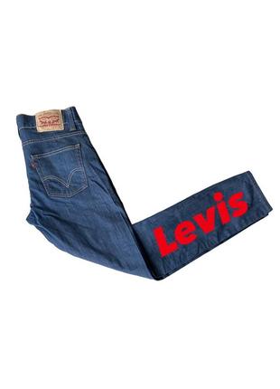 Темно сині джинси levi’s 506 w 32 l 321 фото