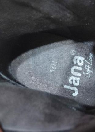Очень красивые и качественные ботинки фирмы jana soft line.в идеальном состоянии.размер 38 н.длина стельки 24.5 см.6 фото