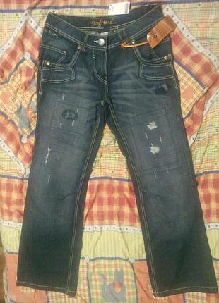 Boyfriend next dark denim джинсы штаны