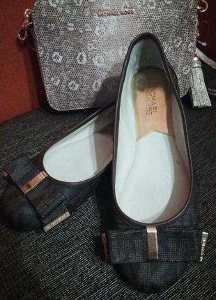 Оригинальные балетки michael kors delpphine ballet 37-37,5 р.
