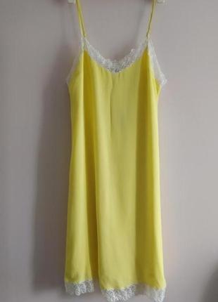 Жовте плаття міді білизни стиль asos3 фото