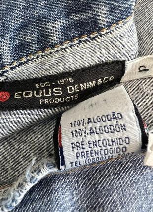 Винтаж,джинсовка,джинсовая куртка,жакет,пиджак,equus denim & co.3 фото