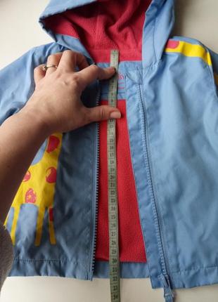 Куртка ветровка m&s на 3-6-9 месяцев5 фото