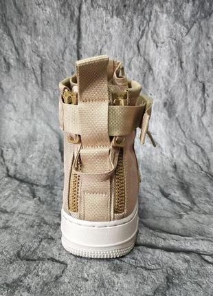 Nike sf af1 mid 917753 200 бежевий3 фото