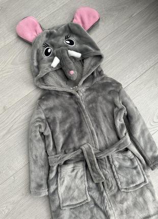 Дитячий халат слоник