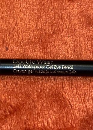 Водостойкий черный карандаш для глаз estée lauder оригинал3 фото