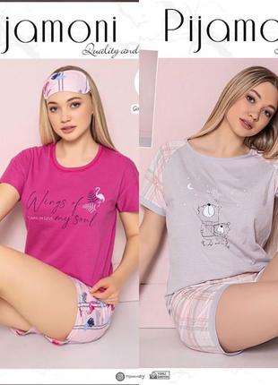 Пижама женская, шорты и футболка для дома, одежда для дома, женкая пижама