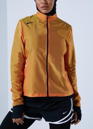 Nike full-zip running jacket тонкая прозрачная ветровка оригинал пыльник летняя парка