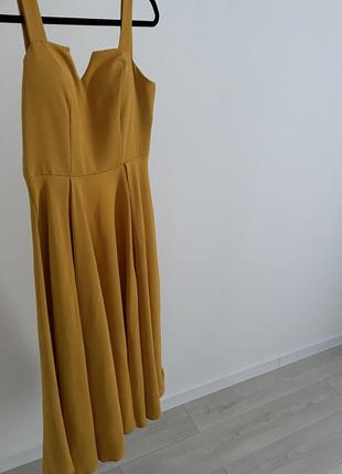 Платье желтое1 фото