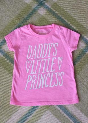 Неонова футболка oshkosh (ошкош) на 100-110 зростання