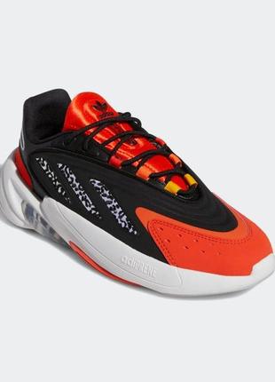 Шикарные кроссовки с леопардовым принтом adidas ozelia orange